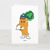 Carte Contrevenant à la circulation de carotte Contraven (Dos)