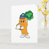 Carte Contrevenant à la circulation de carotte Contraven (Fleur jaune)