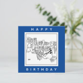 Carte Contrôle de la circulation feux de circulation dan (Debout devant)