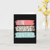 Carte Contrôle sur la croisière Léopard Drôle de vacance (Fleur jaune)