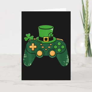 Carte Contrôleur de jeu pour enfants St Patricks Day Clo