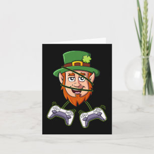 Carte Contrôleurs de jeu vidéo de la Saint-Patrick Lutin