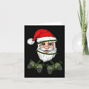 Carte Contrôleurs de jeu vidéo Père Noël Noël Garçons
