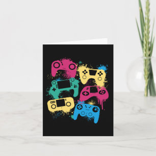 Carte Contrôleurs de jeu vidéo Tee graphique pour couleu