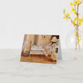 Carte Convalescence (Fleur jaune)