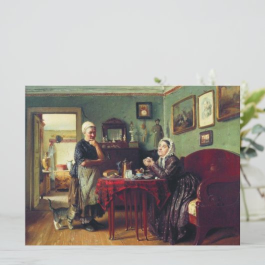 Carte Conversation des ménages (par Konstantin Makovsky) (Debout devant)