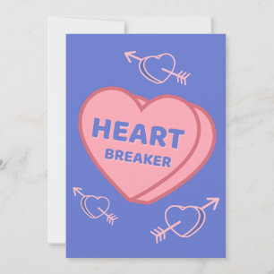 Carte Conversation Heart Breaker