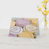 Carte Conversation hearts candy I Love You Forever photo (Fleur jaune)