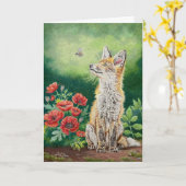 Carte Conversations de forêt (Fleur jaune)
