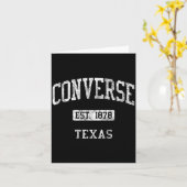 Carte Converse Tx J04 Vintage Athletic Srts Design  (Fleur jaune)