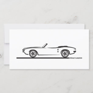 Carte Convertible Pontiac Firebird 1968