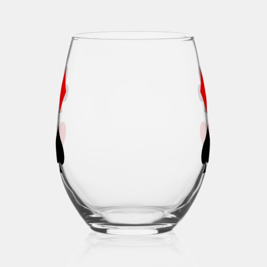 Carte Convient Conception Verre Vin Stemless (Gauche)