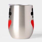 Carte Convient Conception Vin Thermal Tumbler (Droite)