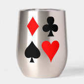Carte Convient Conception Vin Thermal Tumbler (Arrière)