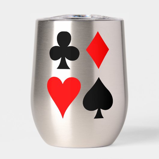 Carte Convient Conception Vin Thermal Tumbler (Avant)