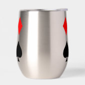 Carte Convient Conception Vin Thermal Tumbler (Gauche)