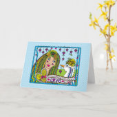 Carte Convivialité Dans Giving_Greeting (Fleur jaune)