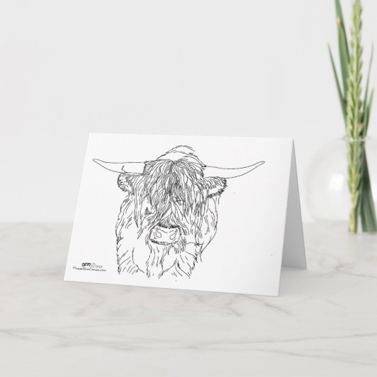 Carte "Coo" des Highlands écossais (Devant)