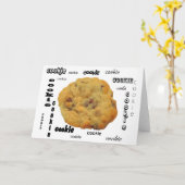Carte Cookie ! (Fleur jaune)