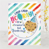 Carte cookie Anniversaire cadeau de faveur vous êtes le (Fleur jaune)