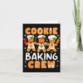 Carte Cookie Baking Crew Christmas Funny Gingerbread Lov (Devant)