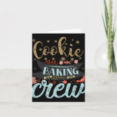Carte Cookie Baking Crew Christmas Holiday Family T Shir (Devant)