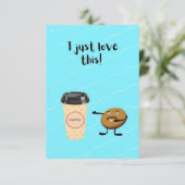 Carte Cookie et café (Debout devant)