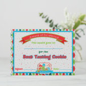 Carte Cookie Exchange Meilleure dégustation Cookie Award (Debout devant)