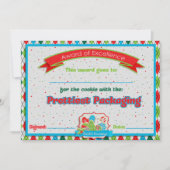 Carte Cookie Exchange Prettiest Packaging Award (Devant)