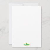 Carte Cookie Monster Heart Balloon (Dos)