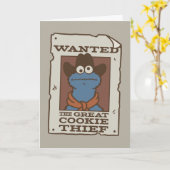Carte Cookie Monster | Poster Recherché (Fleur jaune)