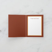 Carte cookie personnalisable aux pépites de chocolat fou (Intérieur)