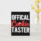 Carte Cookie Taster Cookie Christmas Matching Couple (Fleur jaune)