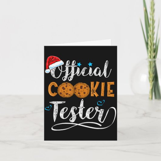 Carte Cookie Tester Christmas Baking Team (Devant)