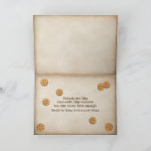 Carte Cookies aux pépites de chocolat pour remerciement (Intérieur)