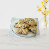 Carte Cookies de chips au chocolat (Fleur jaune)