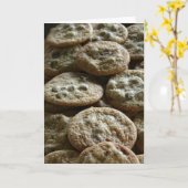 Carte Cookies de chips au chocolat (Fleur jaune)