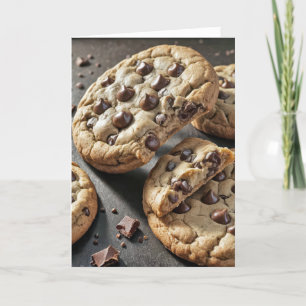 Carte Cookies de chips chocolat d'anniversaire sélection