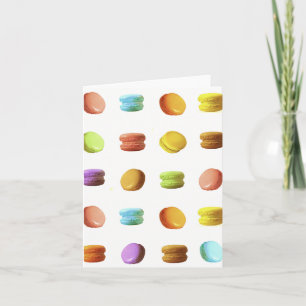 Carte Cookies Macarons