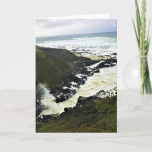 Carte Cook's Chasm, Cape Perpetua, Côte de l'Oregon