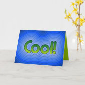 Carte Cool ! (Fleur jaune)