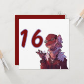 Carte Cool 16, loup (Devant/Arrière en situation)