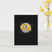 Carte Cool 9 balles Neuf billard billard de billard de p (Fleur jaune)