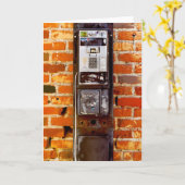 Carte Cool Abandon du téléphone payant (Fleur jaune)