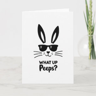 Carte Cool Animal What Up Peeps