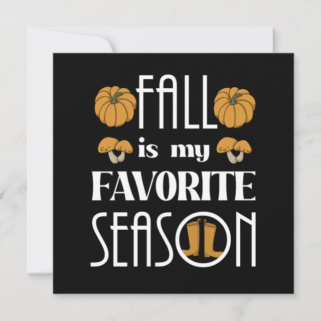 Carte Cool Automne (Devant)