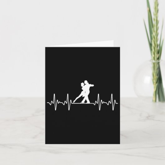 Carte Cool Ballroom Design Pour Hommes Femmes Danser Bal (Devant)
