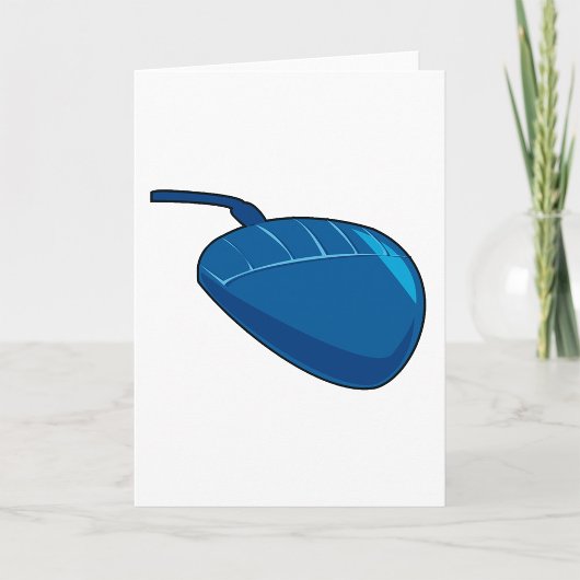 Carte Cool Blue Computer Mouse Tech