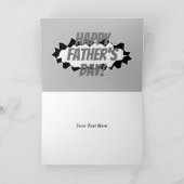 Carte Cool Bonne Fête des pères pour papa ou stepdad (Intérieur)