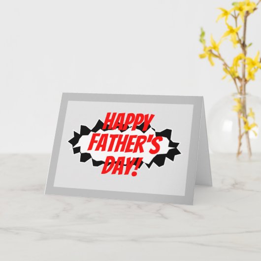 Carte Cool Bonne Fête des pères pour papa ou stepdad (Fleur jaune)